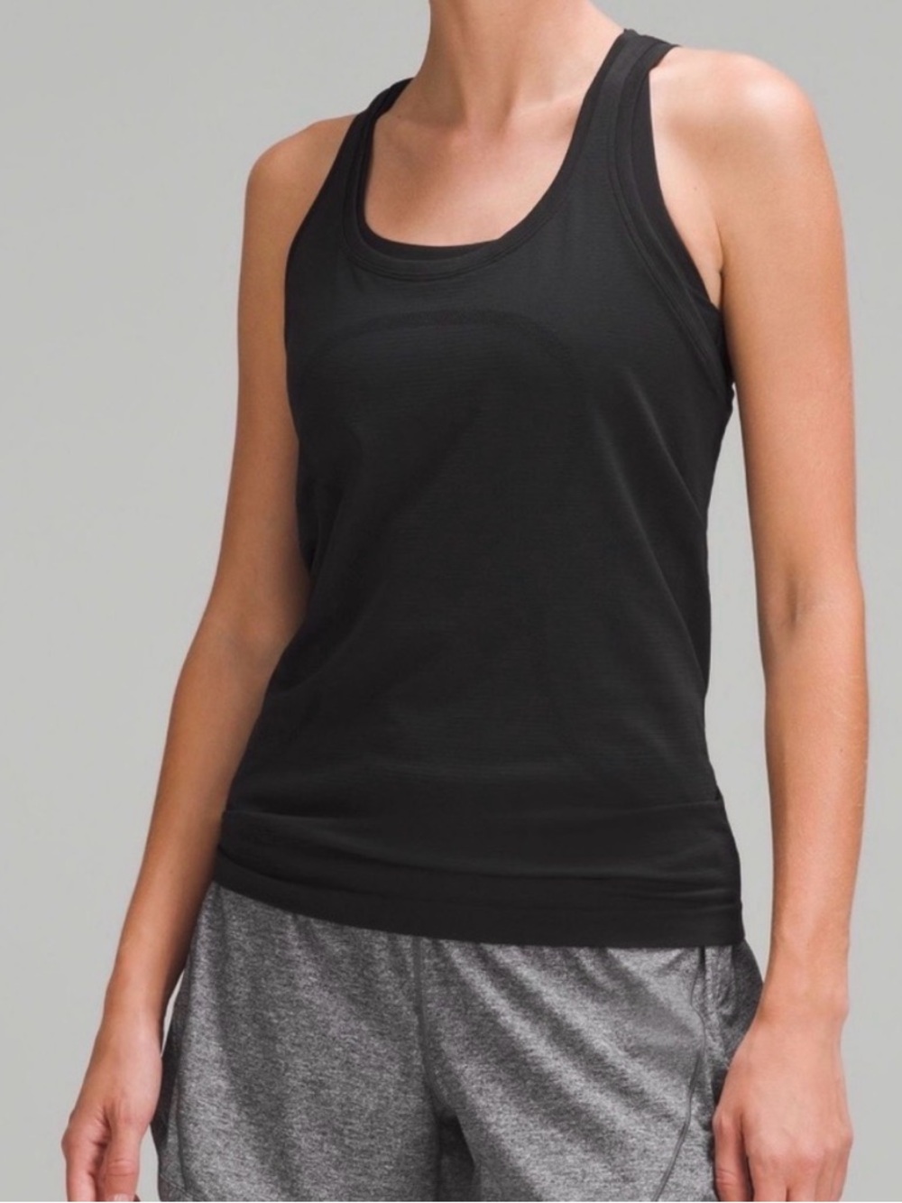 lululemon athletica Black Swiftly Tech Racerback Tank Top, size 2 NWOT